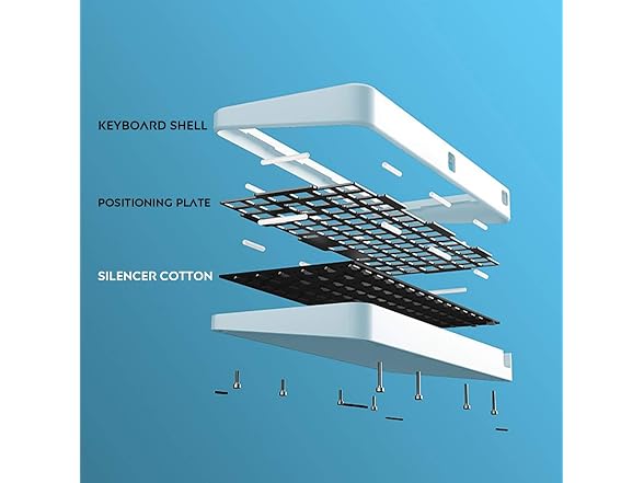 Gliging Switch Sound Dampeners Sheet