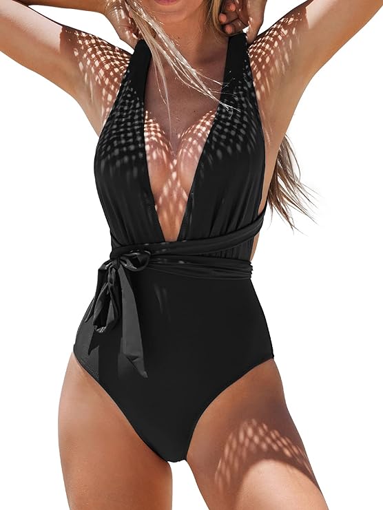 CUPSHE One Piece Self Tie Swimsuit - Gallery 6
