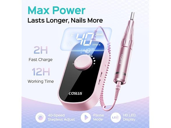 COSLUS E51 Professional Nail Drill