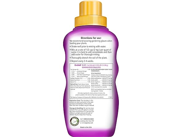 Espoma Organic Orchid! 8-ounce