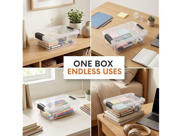 Superio 2.3 Quart Clear Plastic Storage