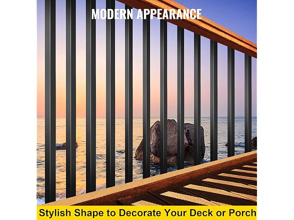 Deck Balusters, 101 Pack Metal Deck x0.8