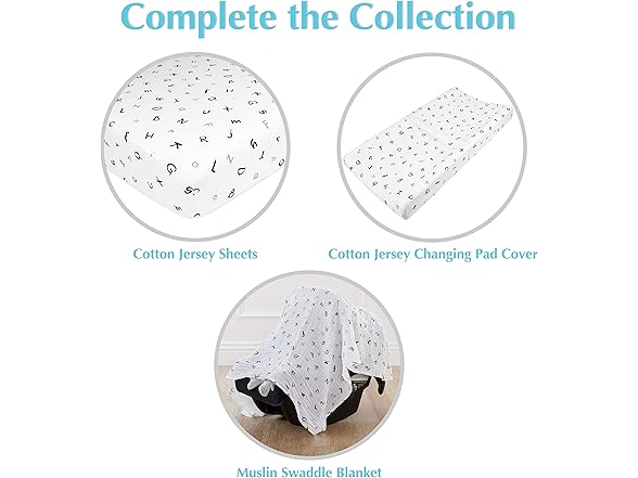 American Baby Company 100% Natural Cotton Fitted Sheet