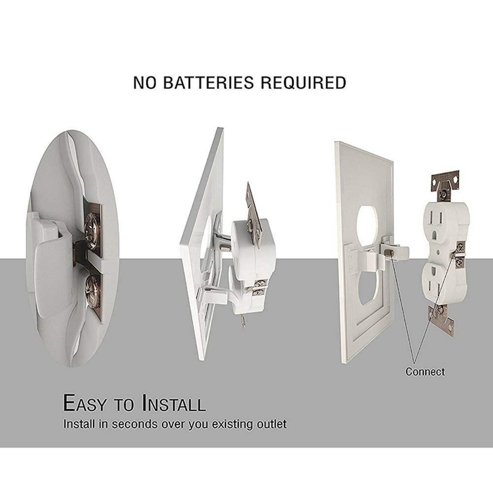 5-Pack Outlet Cover with Built-In LED Light - Gallery 29
