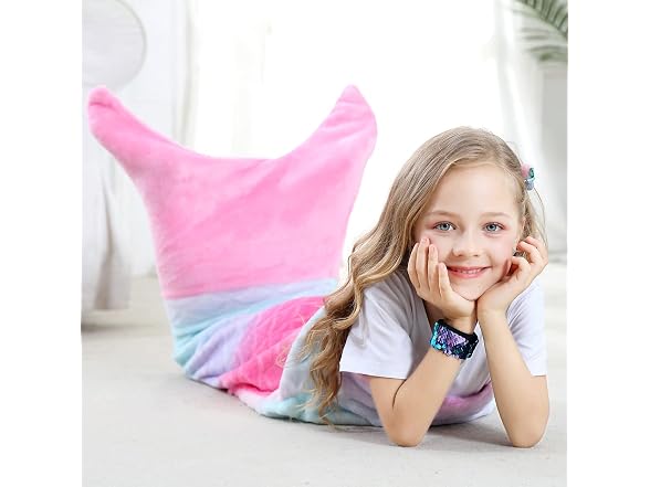 VHOME Kids Mermaid Blanket Gifts - Warm Living Ki