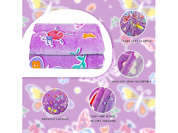 Butterfly Blanket Glow In The Dark