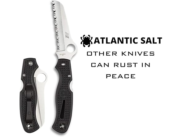 Spyderco Atlantic Salt Serrated Edge Knife
