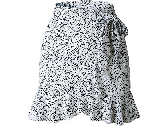 Salamola Women (L) Asymmetrical Ruffles High Skirt