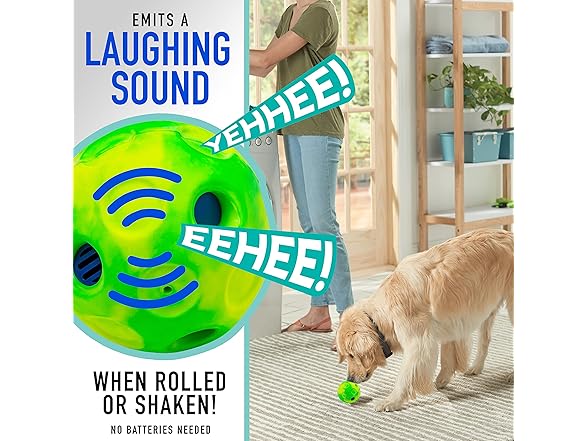 Franklin Pet Supply Co. RSF Laugh and Wiggle Ball