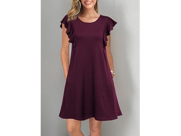 Woosea Women (XXL) Summer Casual T Shirt Dress