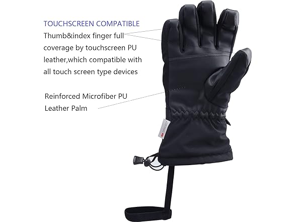 Generic Waterproof Touchscreen Snowboard Glove