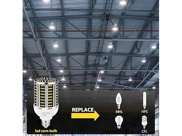 YANYCN 65W LED Corn Light Bulb 2 pack(650W Equ