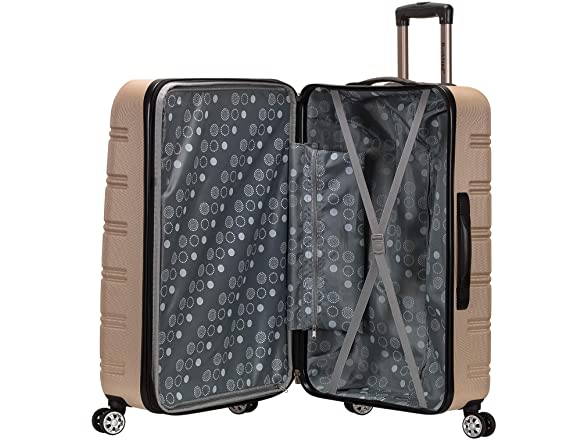 Rockland Melbourne Hardside Luggage, Champagne, 2 Piece