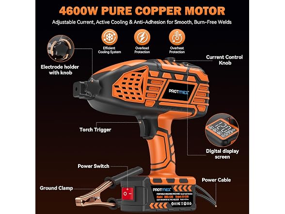 PROTMEX Display Handheld Welder