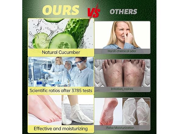 Flyleaf Cucumber Exfoliating Foot Peeling Mask