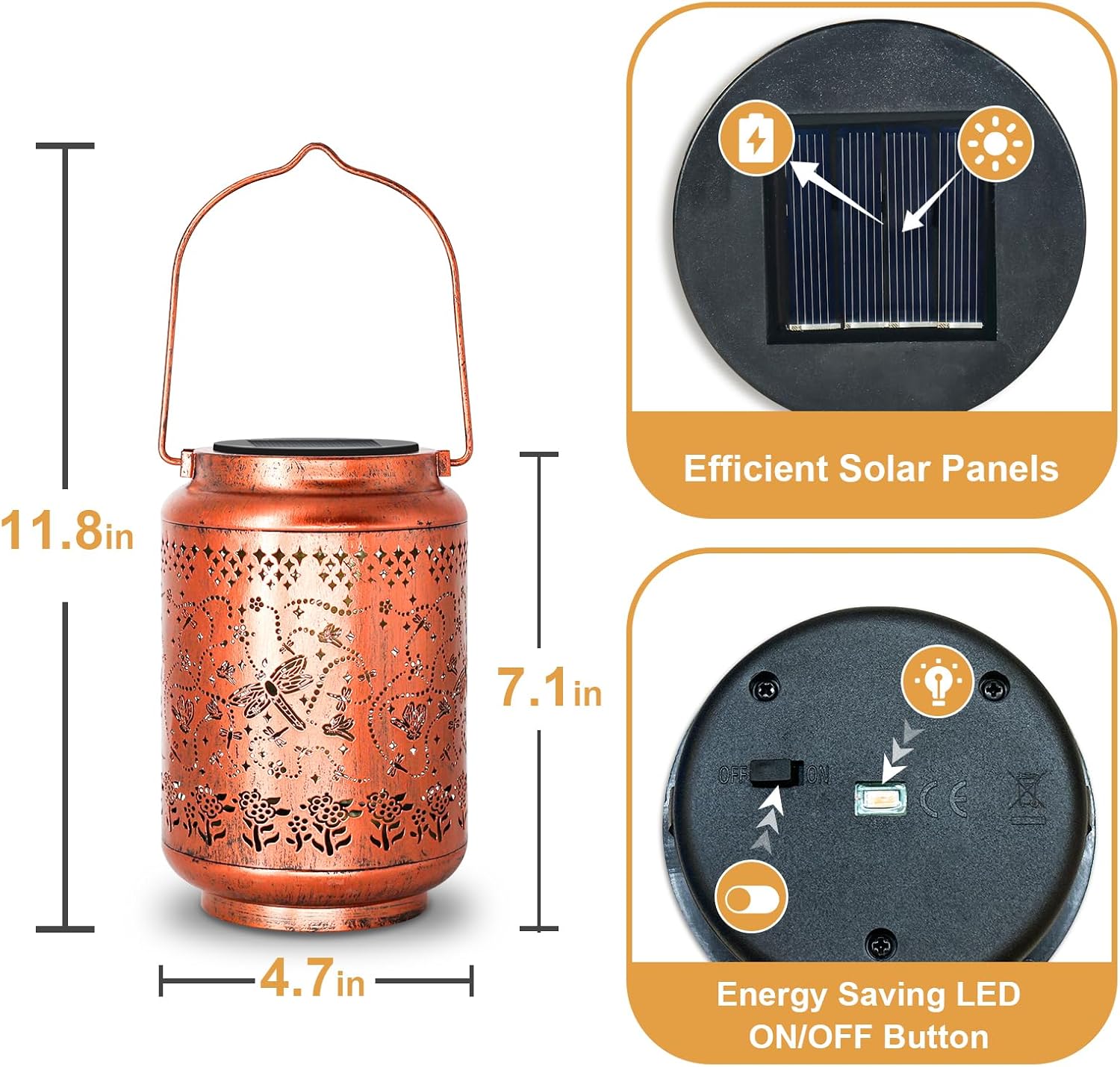 JOINOW Bee Solar Lantern - Gallery 16