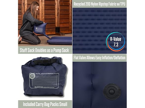 ALPS Mountaineering Quantum Insulated Air Mat