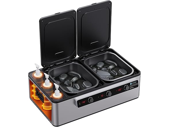 2IN1 Massage Stone Heater & Oil Warmer