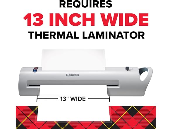 Scotch Thermal Pouches TP3860-25 25 Laminator Pouches