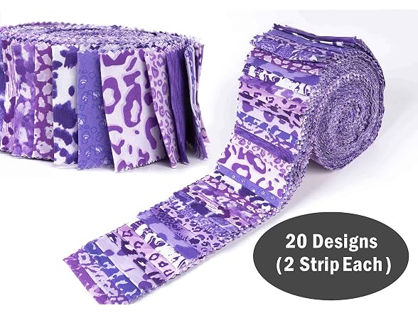 Soimoi 40Pcs Floral Artistic Print Cotton