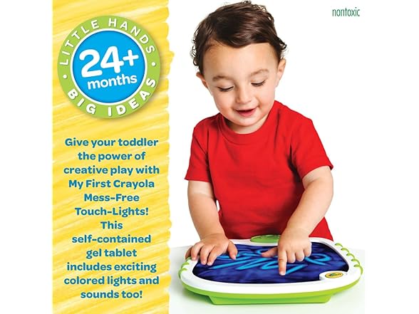 Crayola Toddler Touch Lights, Musical Sensory Toys