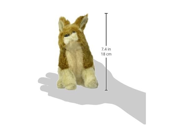Hyper Pet Wildlife Critters Rabbit Plush Dog Toy with Squeaker
