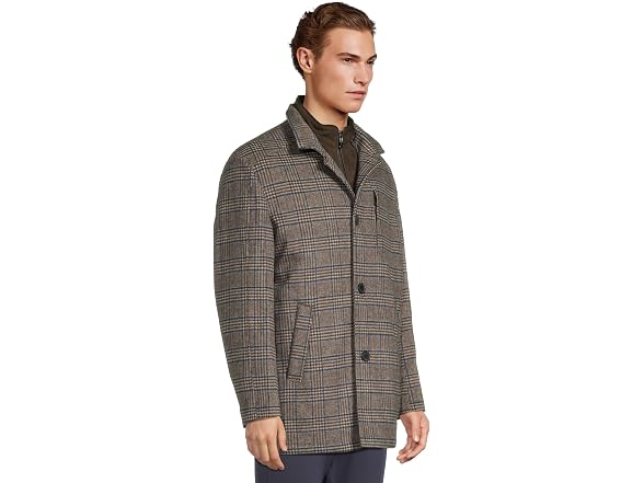Johnston & Murphy Mens Upton Car Coat,