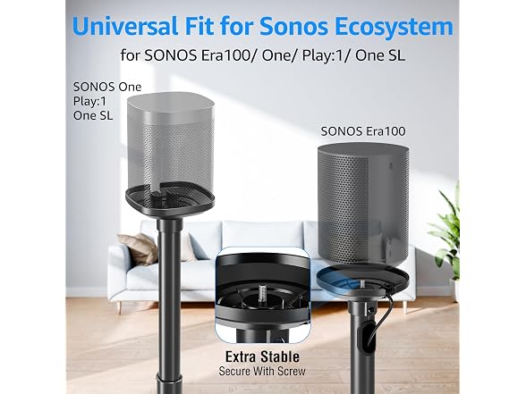 Speaker Stands for Sonos Era 100