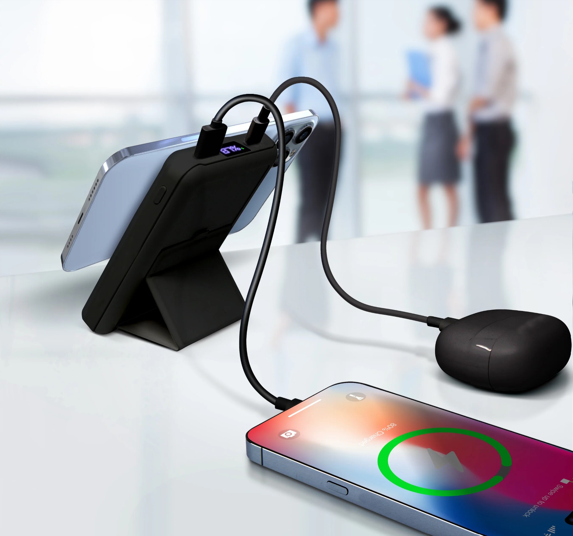 (1 or 2 Pack) Aduro 10,000mAh PowerMag Plus Powerbanks - Gallery 28