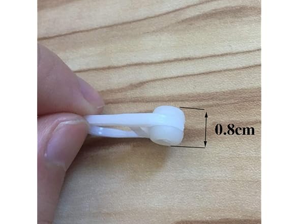 FOMIYES 50 Pcs Curtain Track Glider Hooks Pla