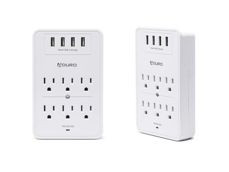Aduro Surge Multi Charging Station 6 Outlets & 4 USB Ports - Gallery 5