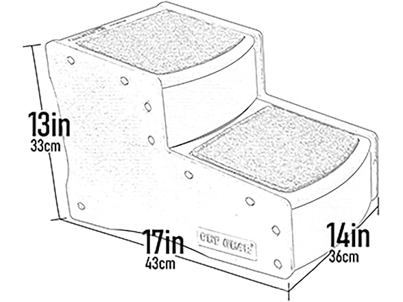Pet Gear Easy Step II Pet Stairs, Espresso Cream