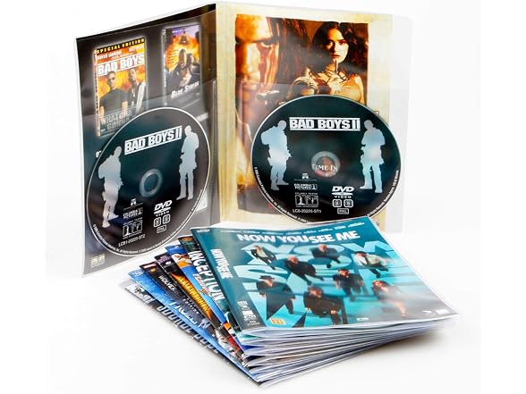 Djois 3L Fr 10280 50 x Double DVD Cases Clear