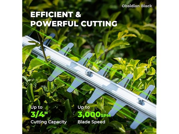 NovorikX 60V 26" Cordless Hedge Trimmer