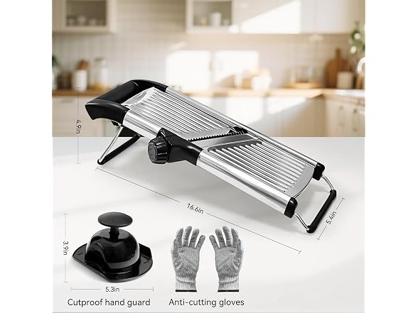 XAYCDEHN Adjustable Mandoline Slicer