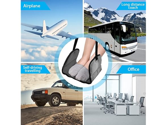Airplane Footrest Made With Memory Foam