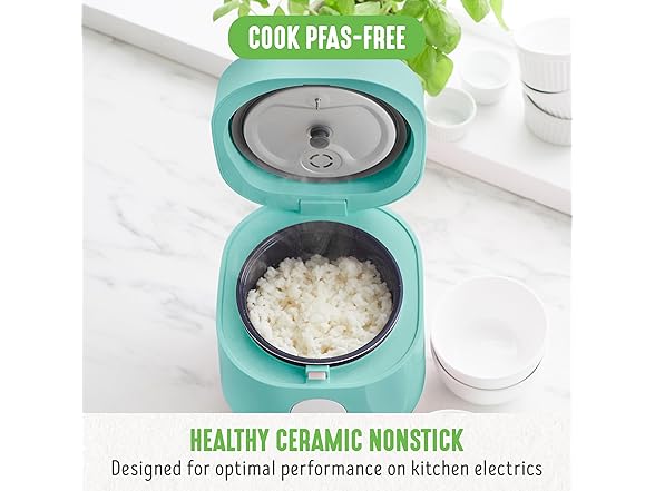 GreenLife 4-Cup Rice & Grain Cooker