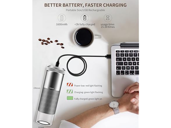 COTGCO Portable Electric Coffee Grinder