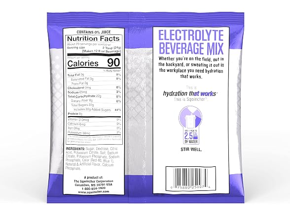 Sqwincher Electrolyte Powder, Assorted
