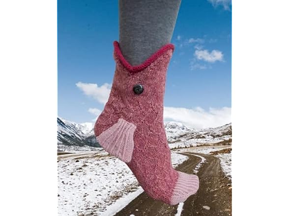 Linzhouzhiguang Unisex Knit Novelty Shark Socks