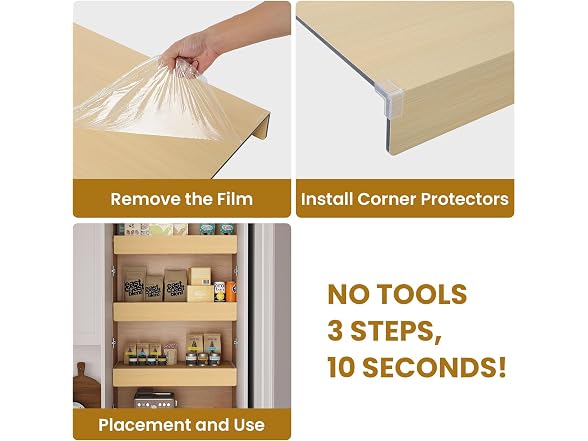 FAHKNS Wire Shelf Covers Walnut