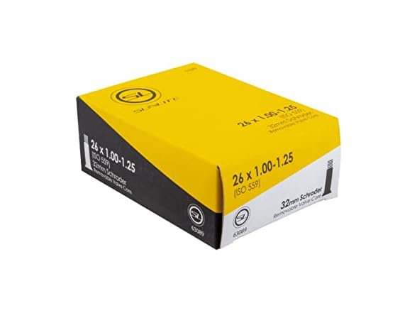 Sunlite Schrader Valve Bicycle Tubes, 26 x Valve