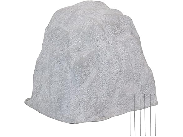 Sunnydaze 21.5'' H Faux Rock Cover, Gray
