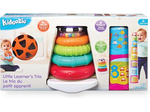 Kidoozie - Little Learner's Trio – Baby Activity Toy