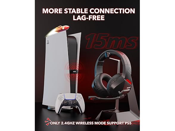 BINNUNE Wireless Gaming Headset