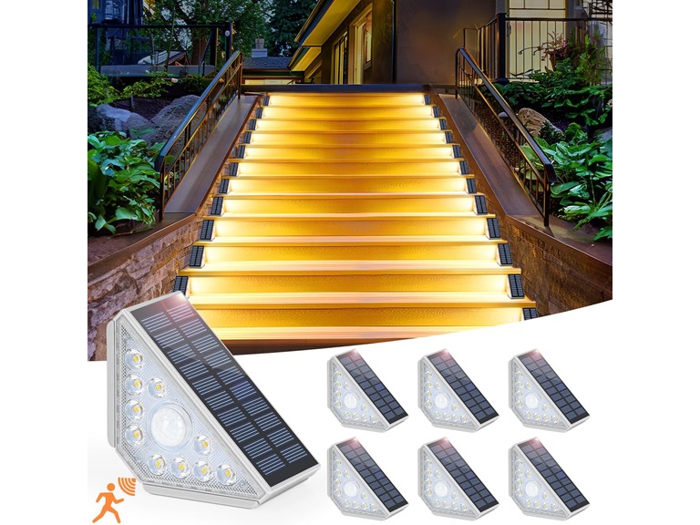 Kondras KN00001 16-Pack Motion Sensor Step Lights