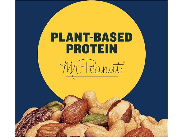 PLANTERS Deluxe Mixed Nuts Plant Based Protein 34
