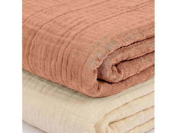 Mère & Moi: Muslin Baby Blanket – 2 Pack