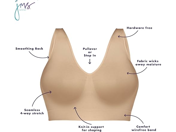 Just MY Size Women (3XL) Pure Comfort Mj1263 Bras