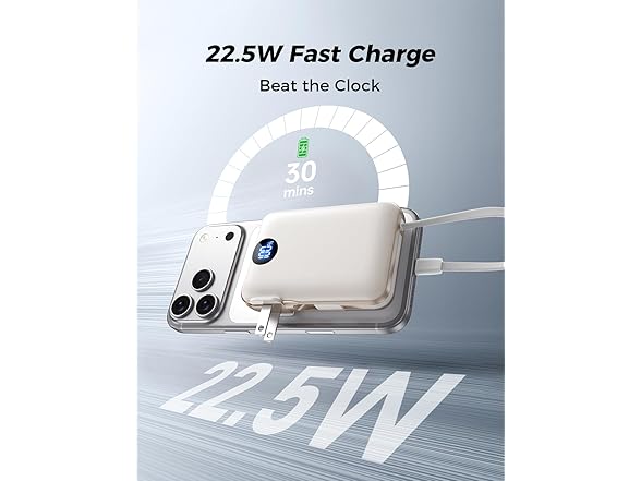 Sucrosey Portable Charger with Built in Cables